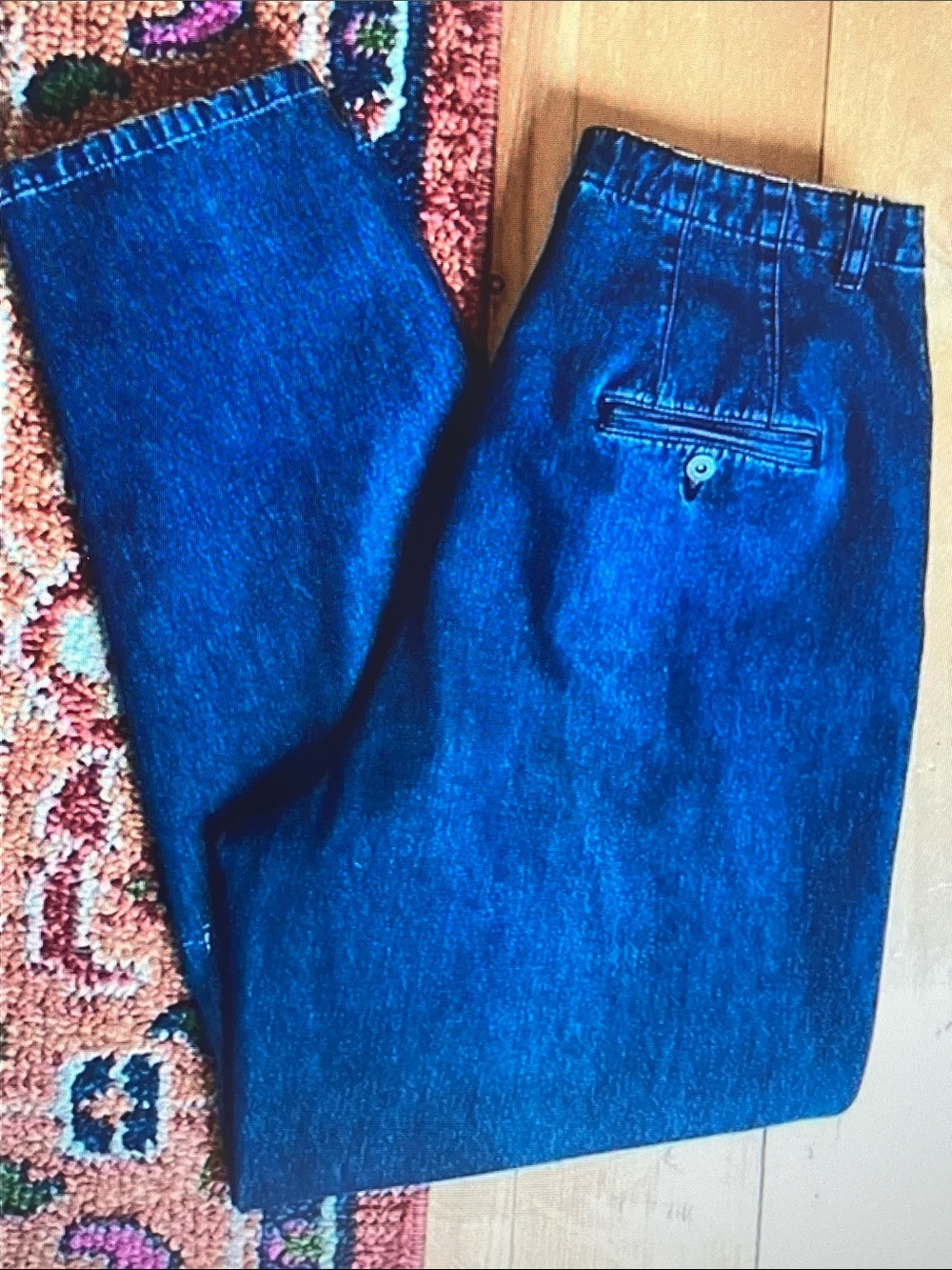 Liz Claiborne Dark Blue Straight Leg Jeans